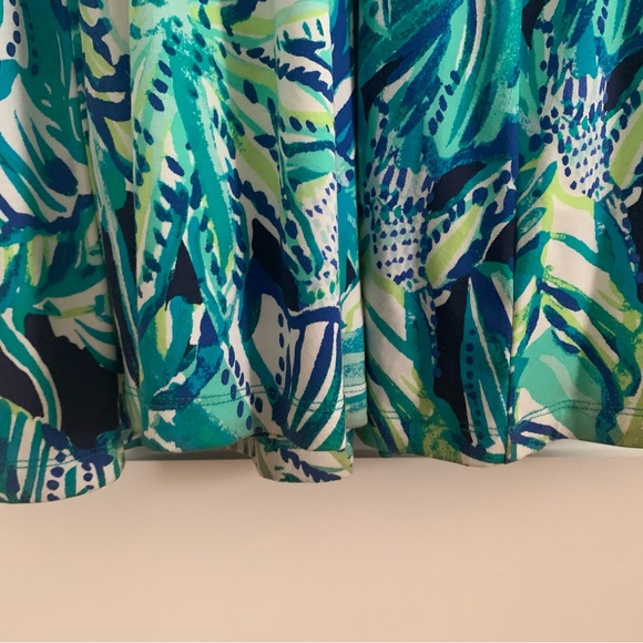 Lilly Pulitzer Parigi Maxi Dress Women's Dress Bright Navy Armadilly Dally (S) - Picture 4 of 4